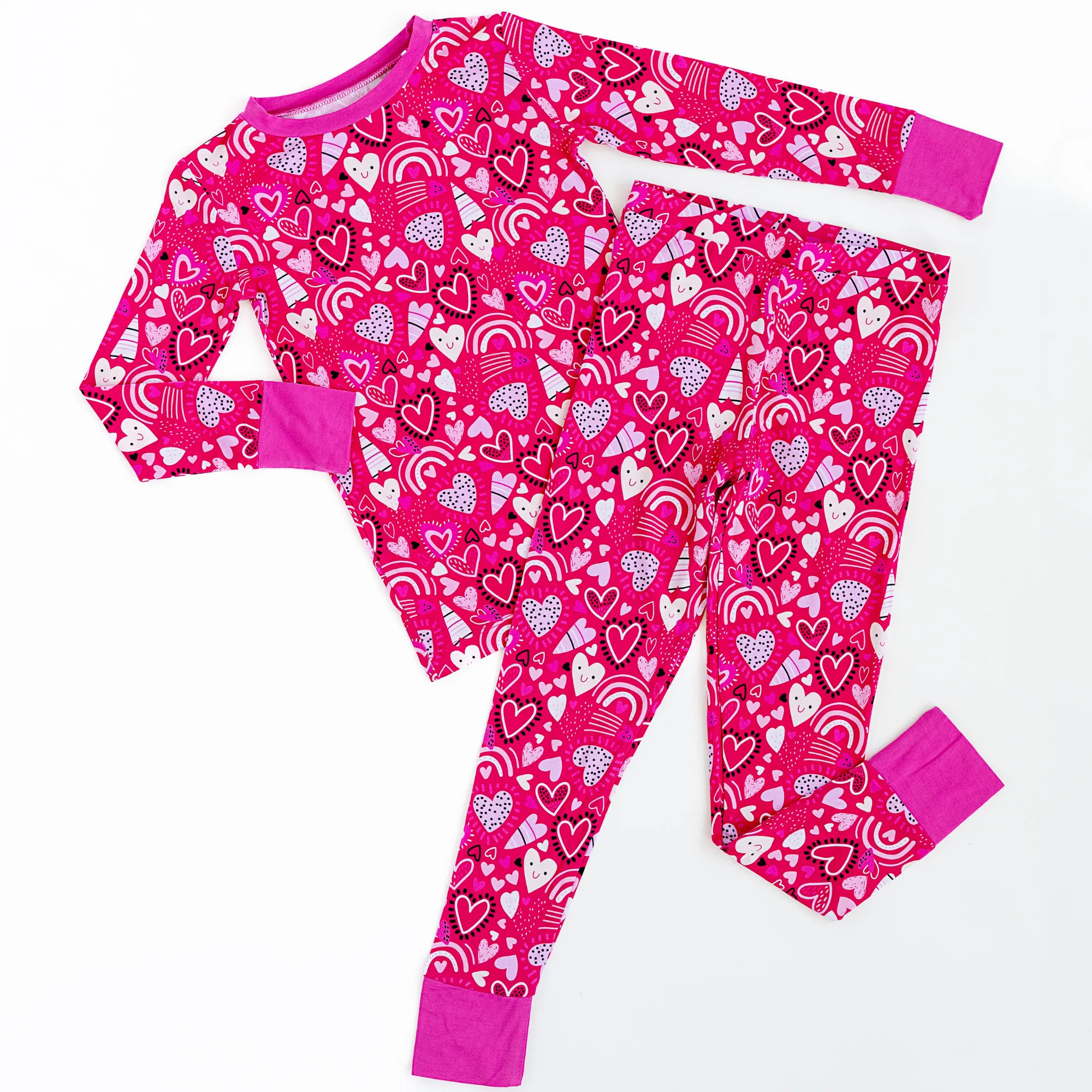 I Pink I Love You Toddler/Big Kid Pajamas