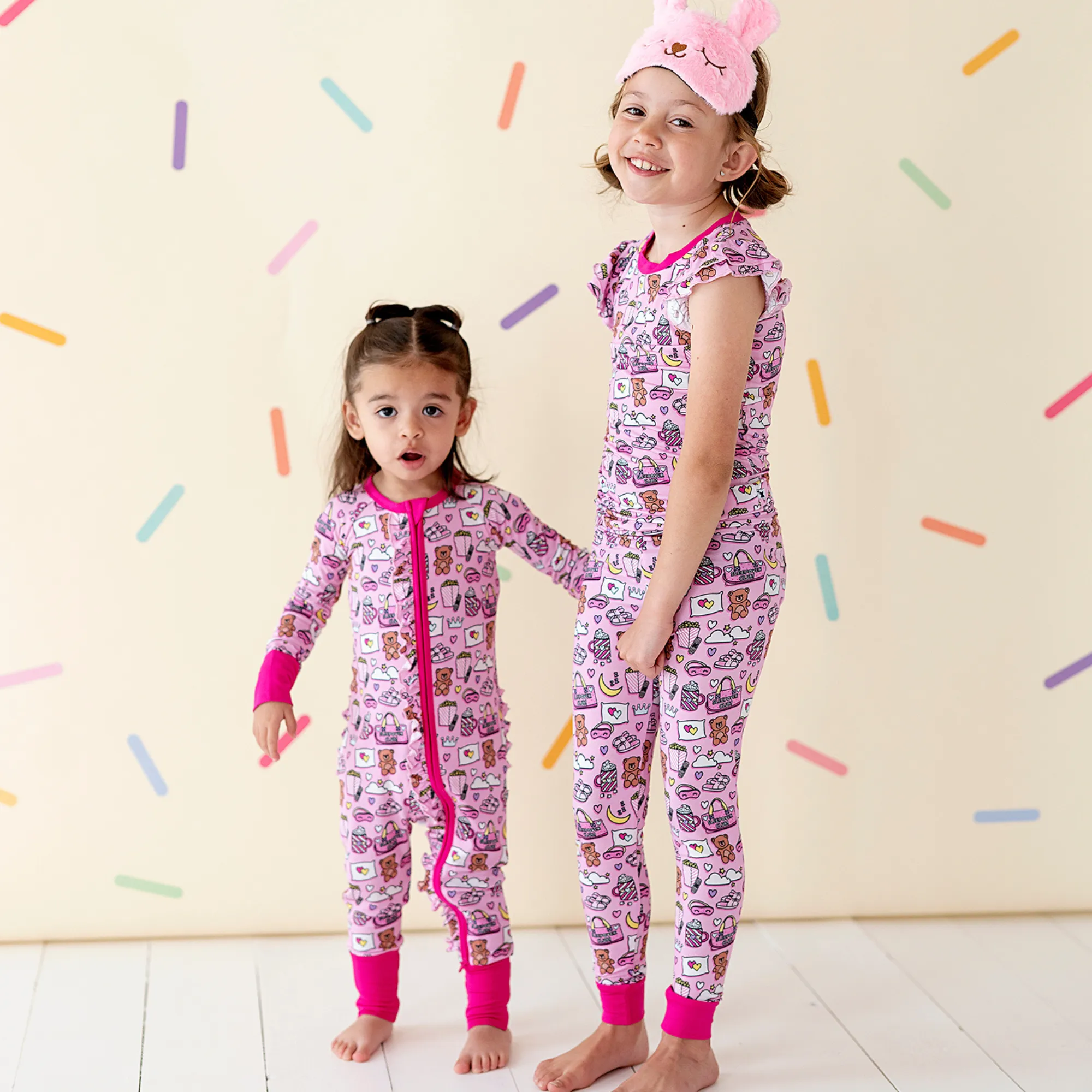 In My Slumber Party Era Ruffle Pajamas Toddler/Kids