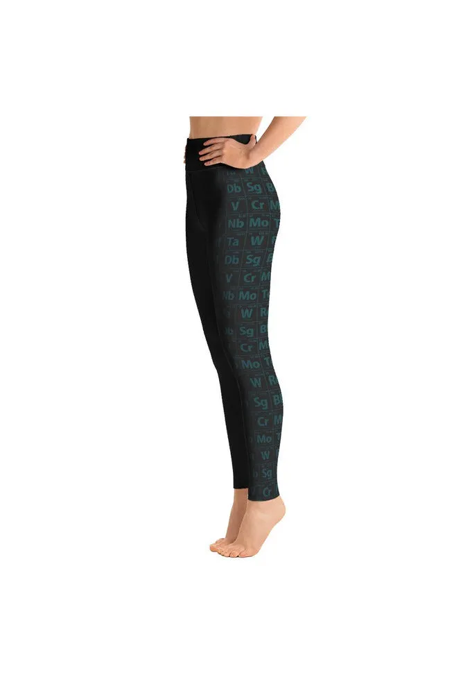 Jade & Black Yoga Leggings