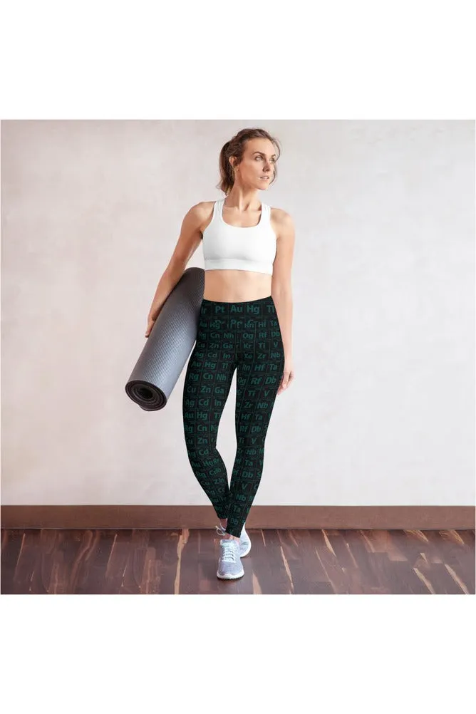 Jade & Black Yoga Leggings