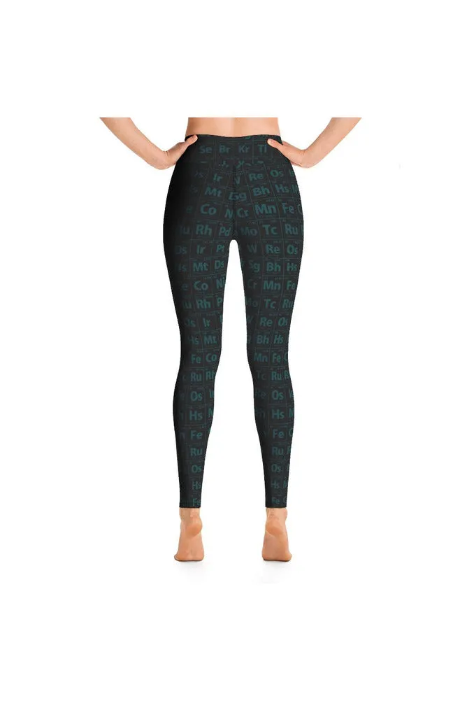 Jade & Black Yoga Leggings