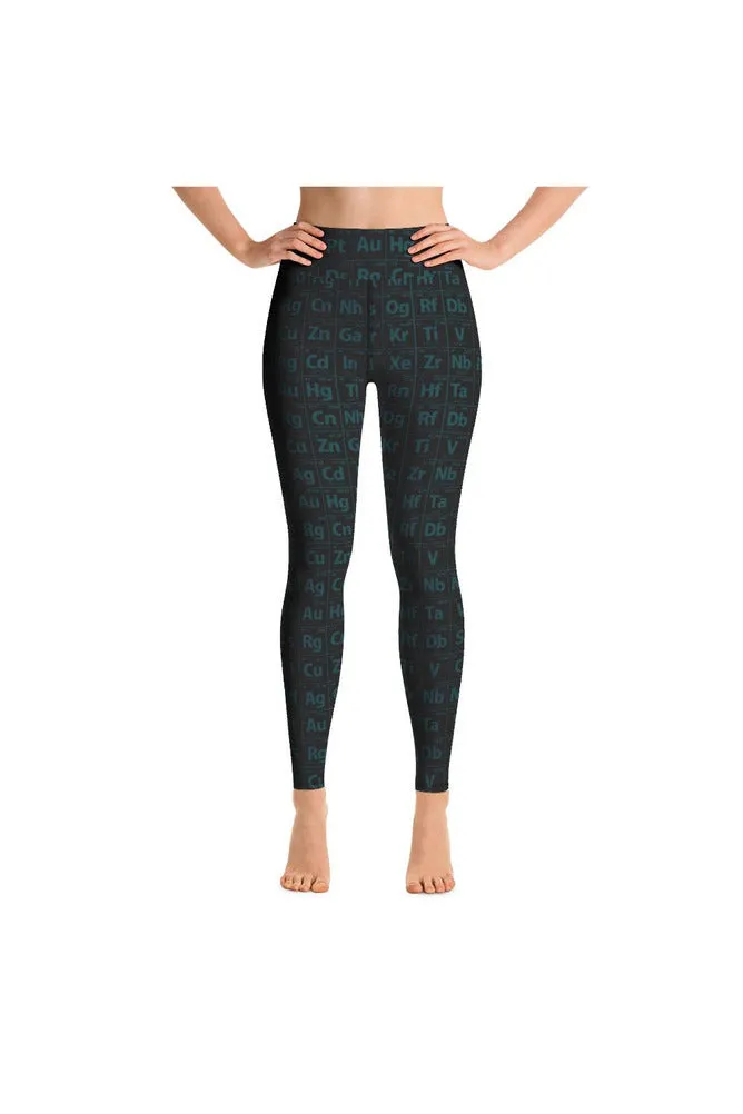 Jade & Black Yoga Leggings