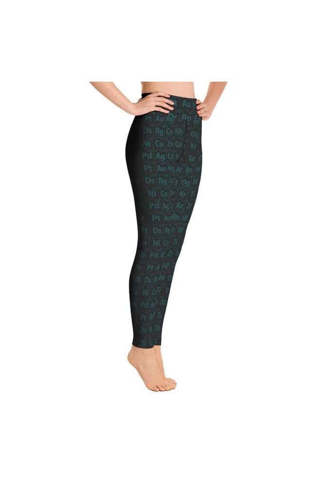 Jade & Black Yoga Leggings