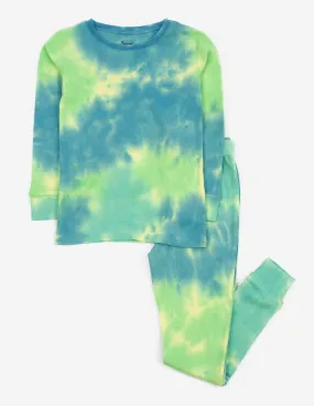 Kids Colorful Mix Tie Dye Cotton Pajamas