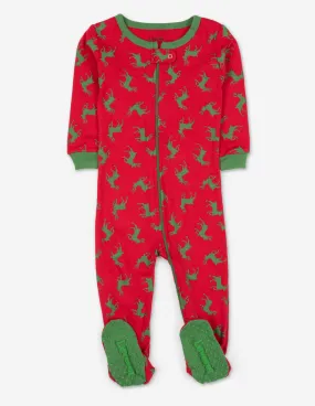 Kids Footed Cotton Pajamas