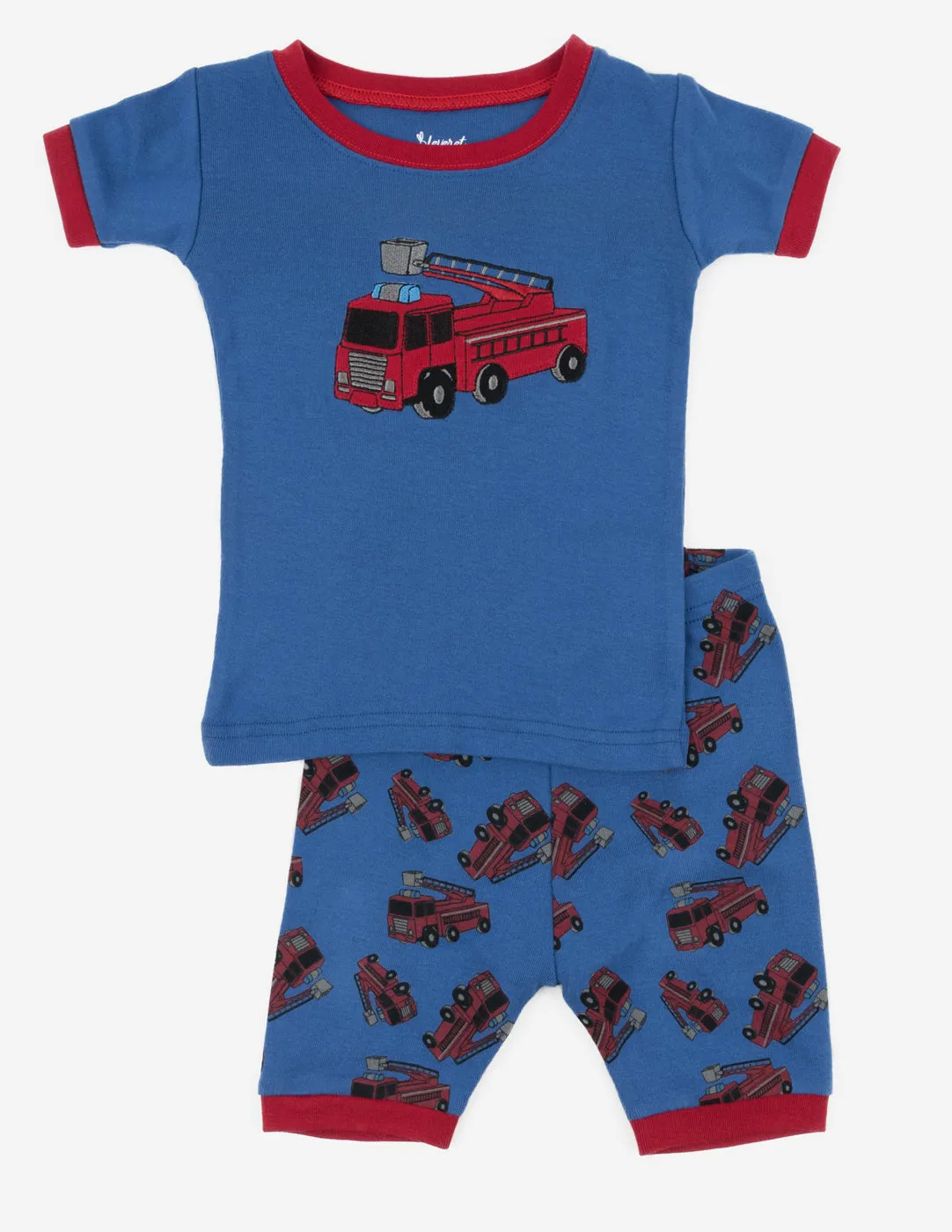 Kid's Vehicle Short Sleeve Pajamas