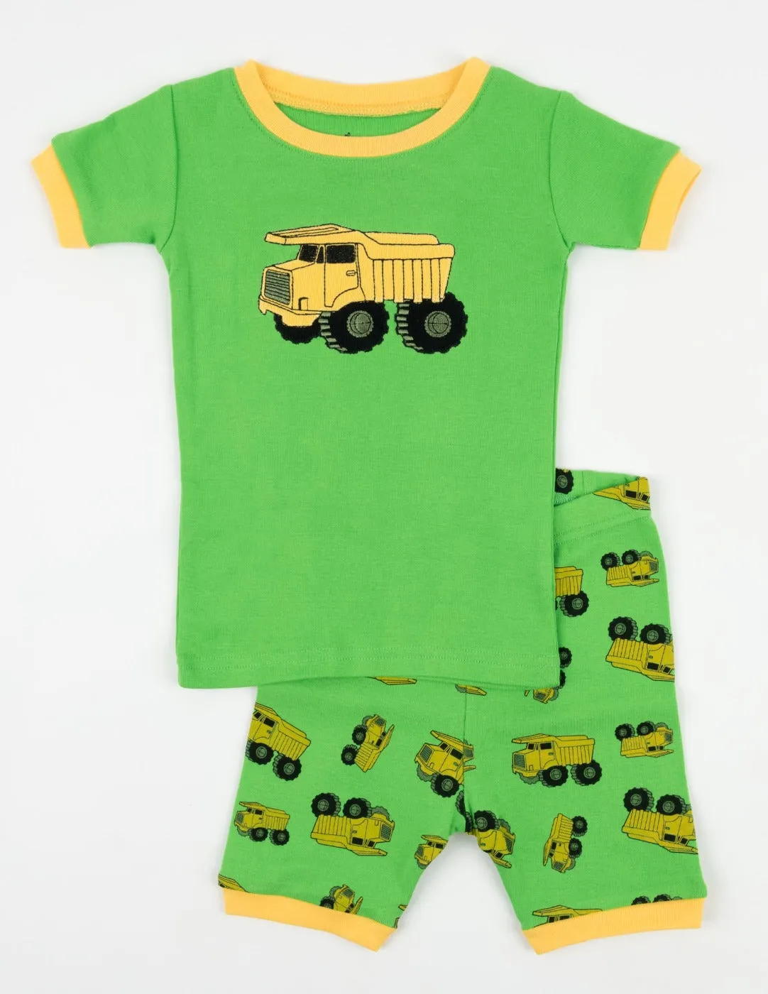 Kid's Vehicle Short Sleeve Pajamas