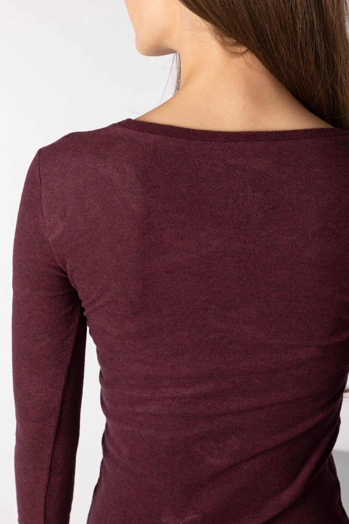 Ladies Brushed Thermal Long Sleeved Base Layer Top - Ella