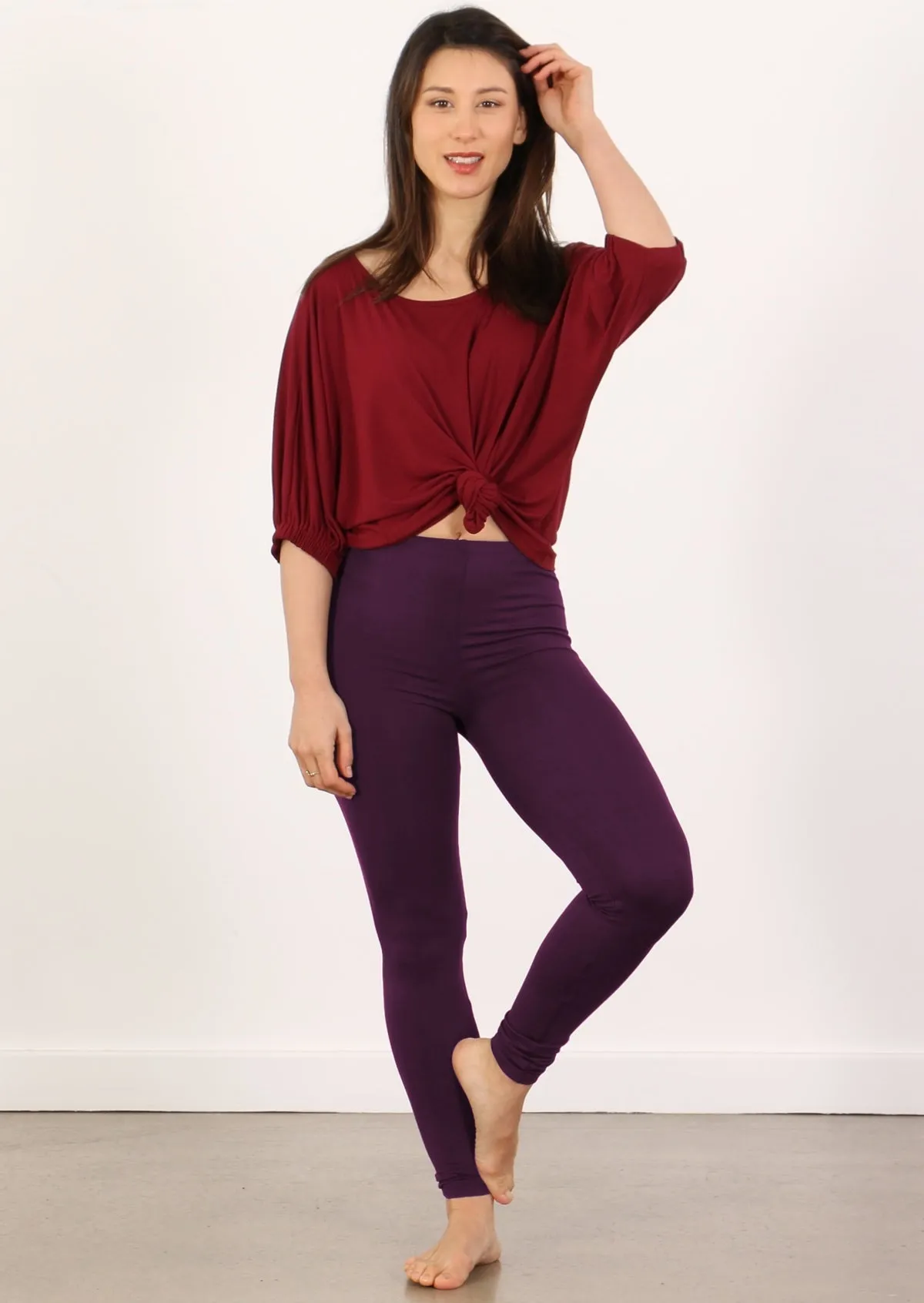 Leggings Dark Purple