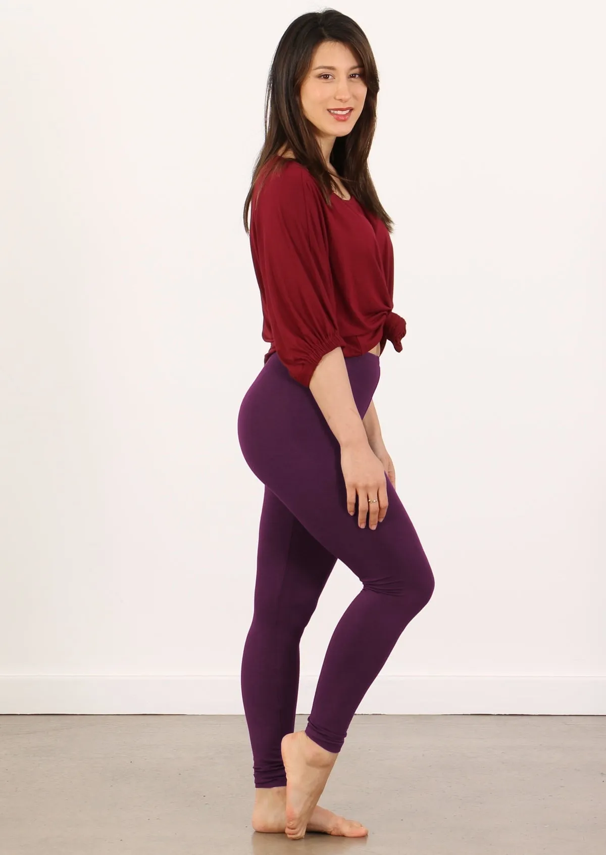 Leggings Dark Purple