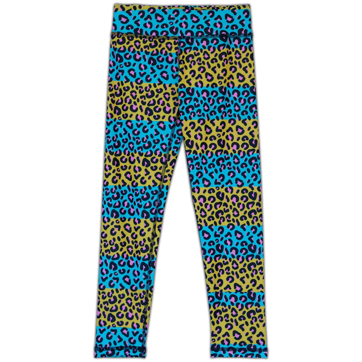 Leopard Youth Leggings Hybrid and UPF 50 