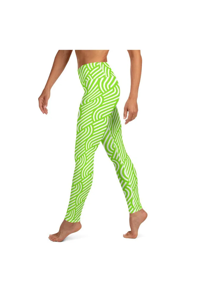 Lime Wedges Yoga Leggings