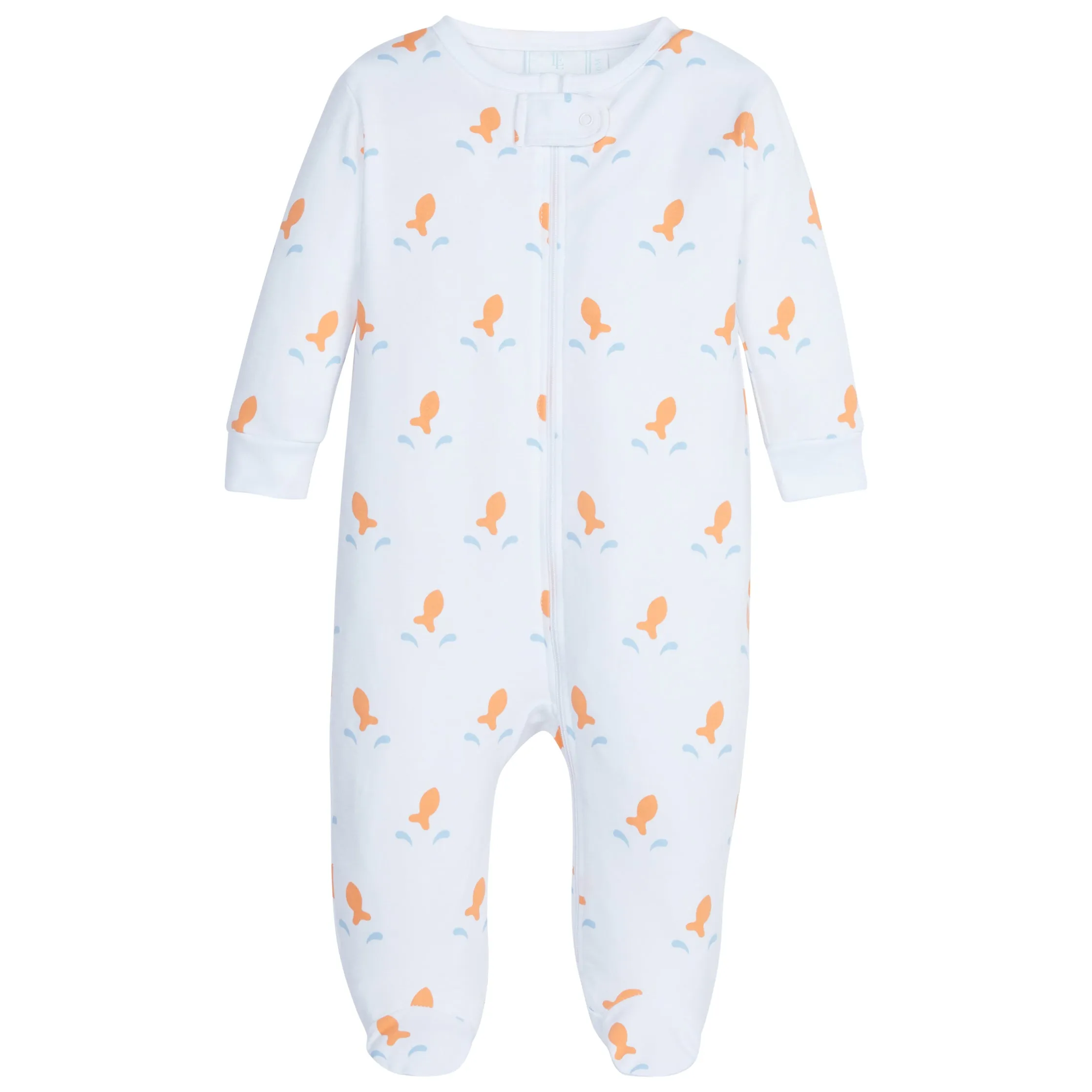 Little English - Baby Pajamas - Goldfish