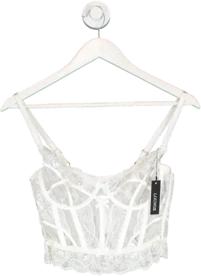 Lounge Underwear White Cordelia Intimates Corset UK S