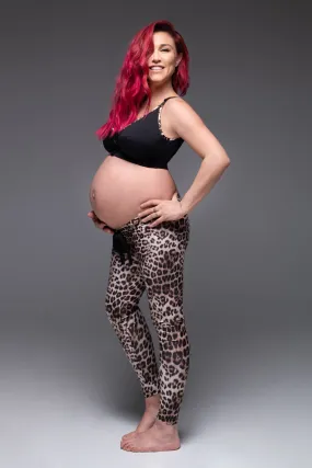 Mama RAD leggings Leopard - maternity - zwangerschapslegging