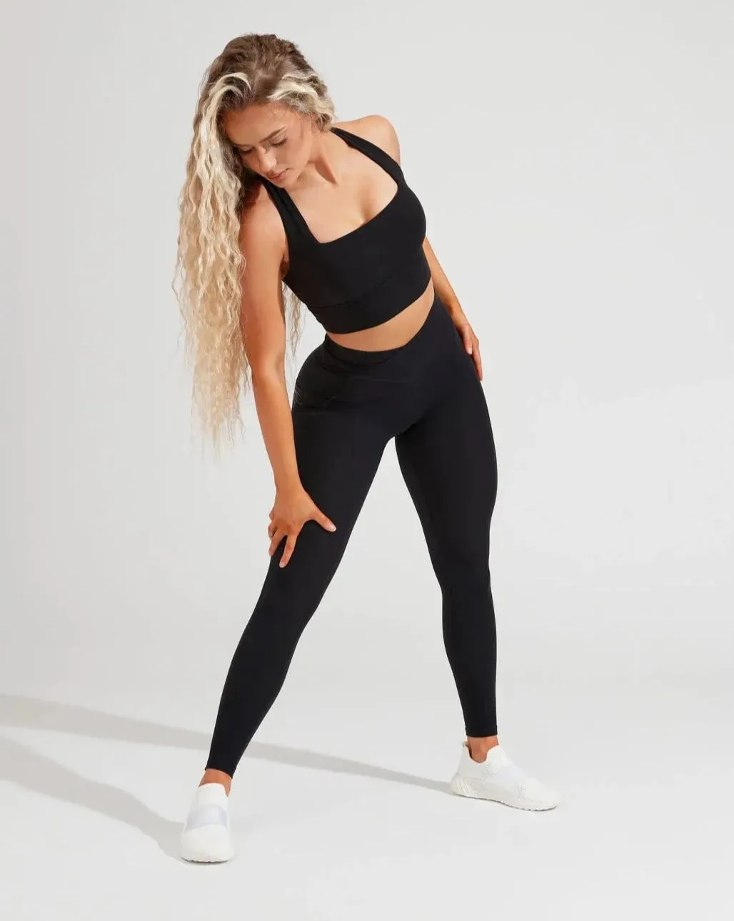 Maria High Rise Pocket Leggings - Black