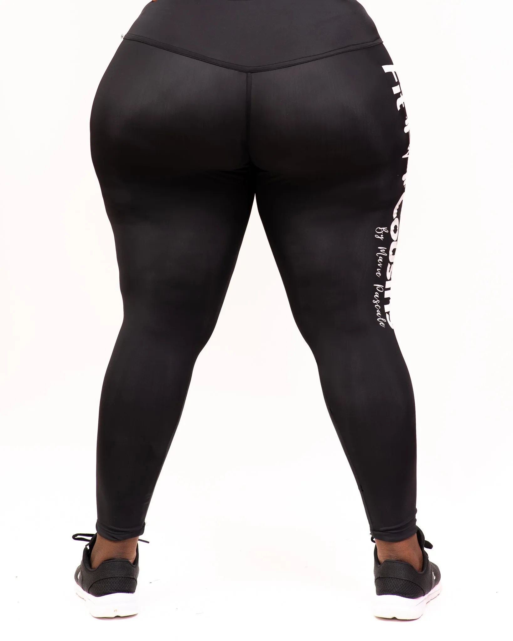 Marie's Power Workout Black Exercise Workout Leggings for Women - LEGGINGS ONLY