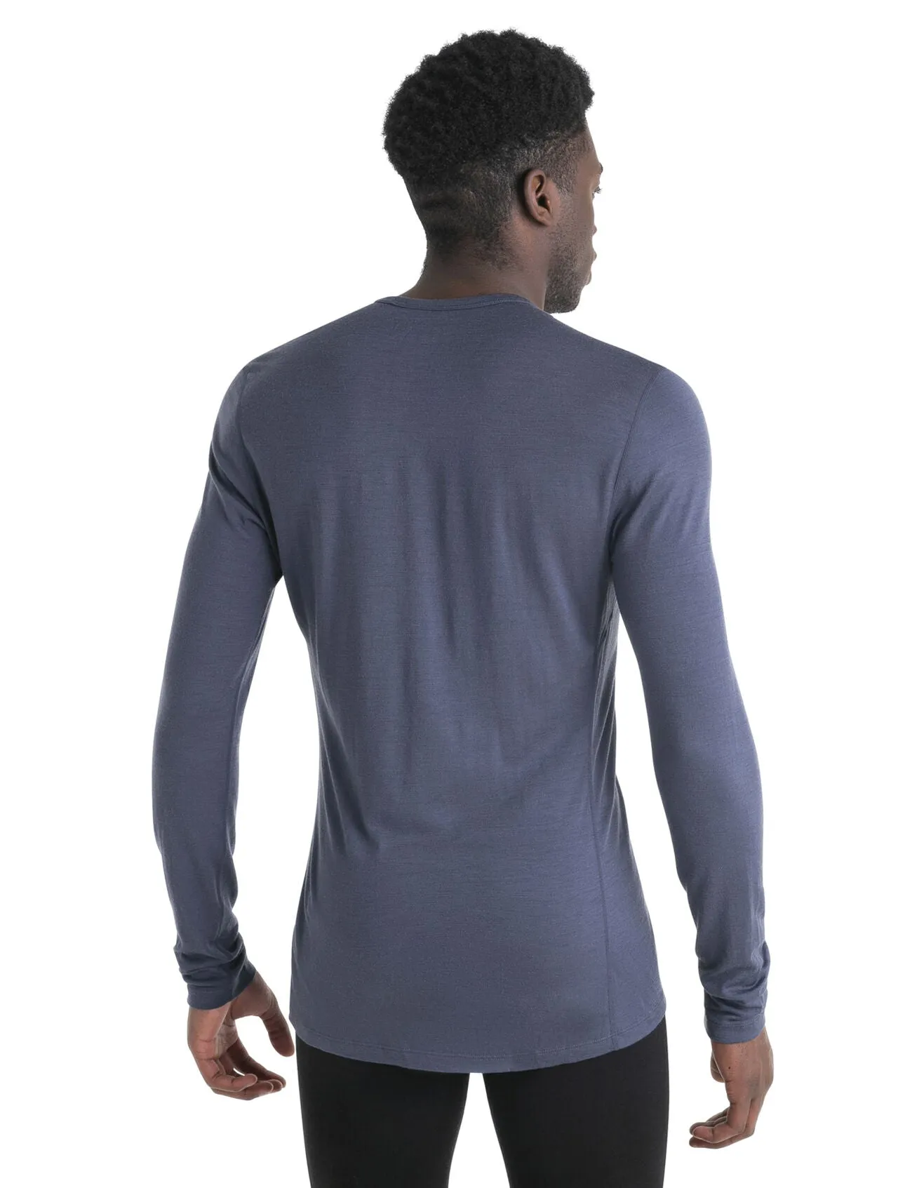 Mens Merino 200 Oasis LS Thermal Top Ski Stripes