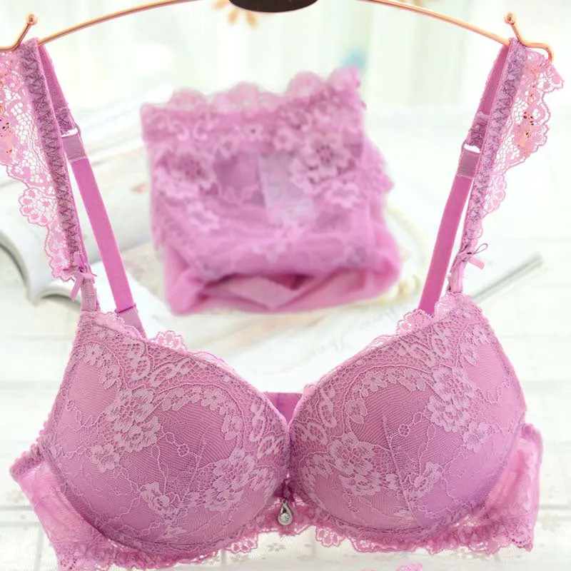 New Women's underwear Set Lace Sexy Push-up Bra And Panty