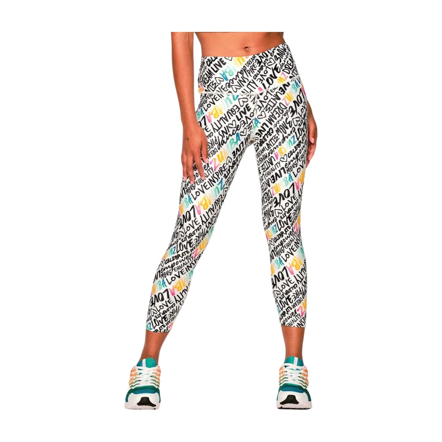 No Judgement Just Joy High Waisted Crop Leggings