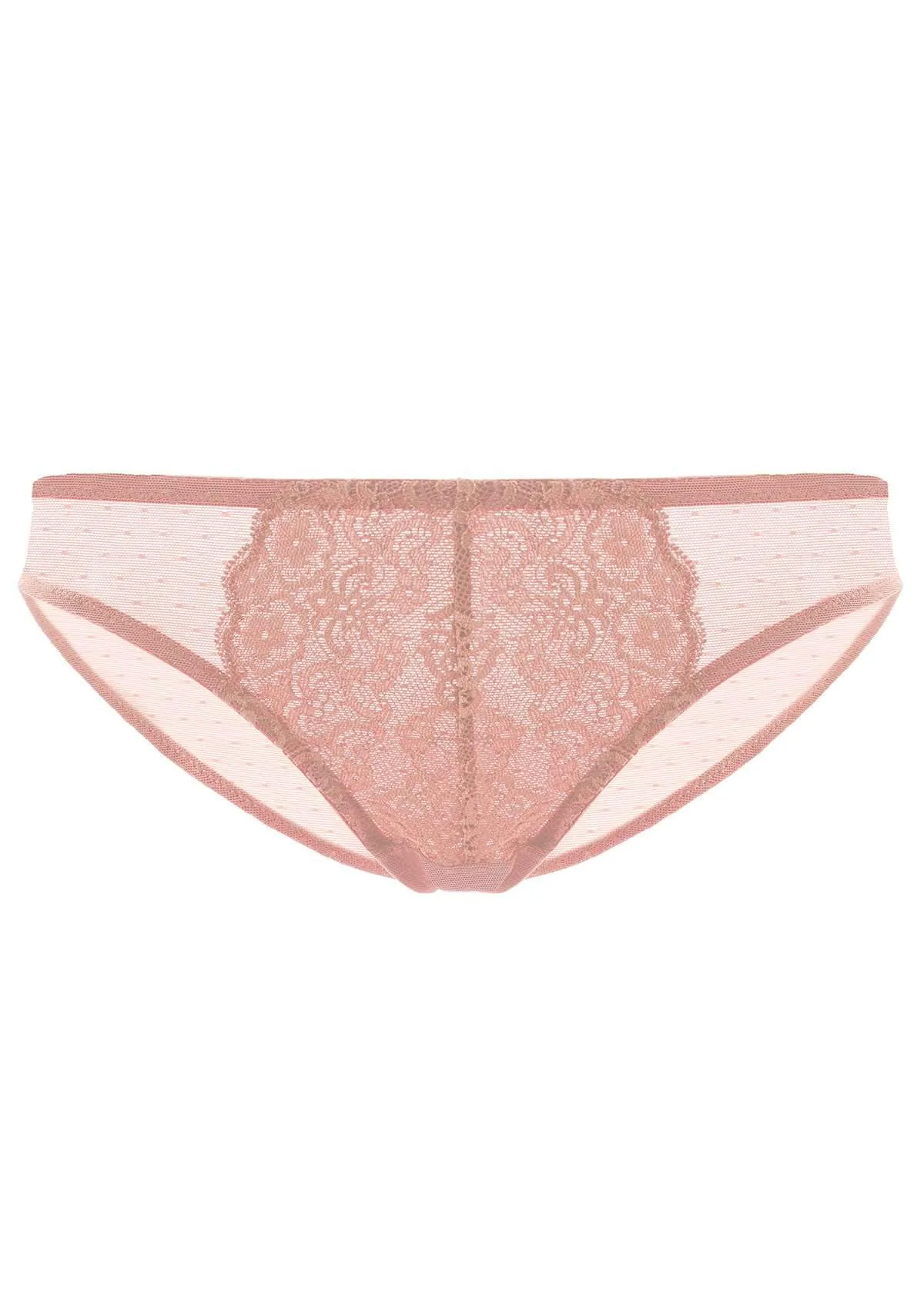 Nymphaea Front Floral Lace Bikini Underwear