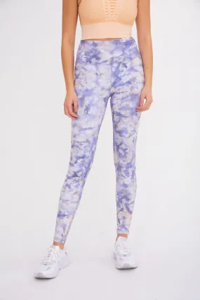 Ocean Waves High-Waist Leggings