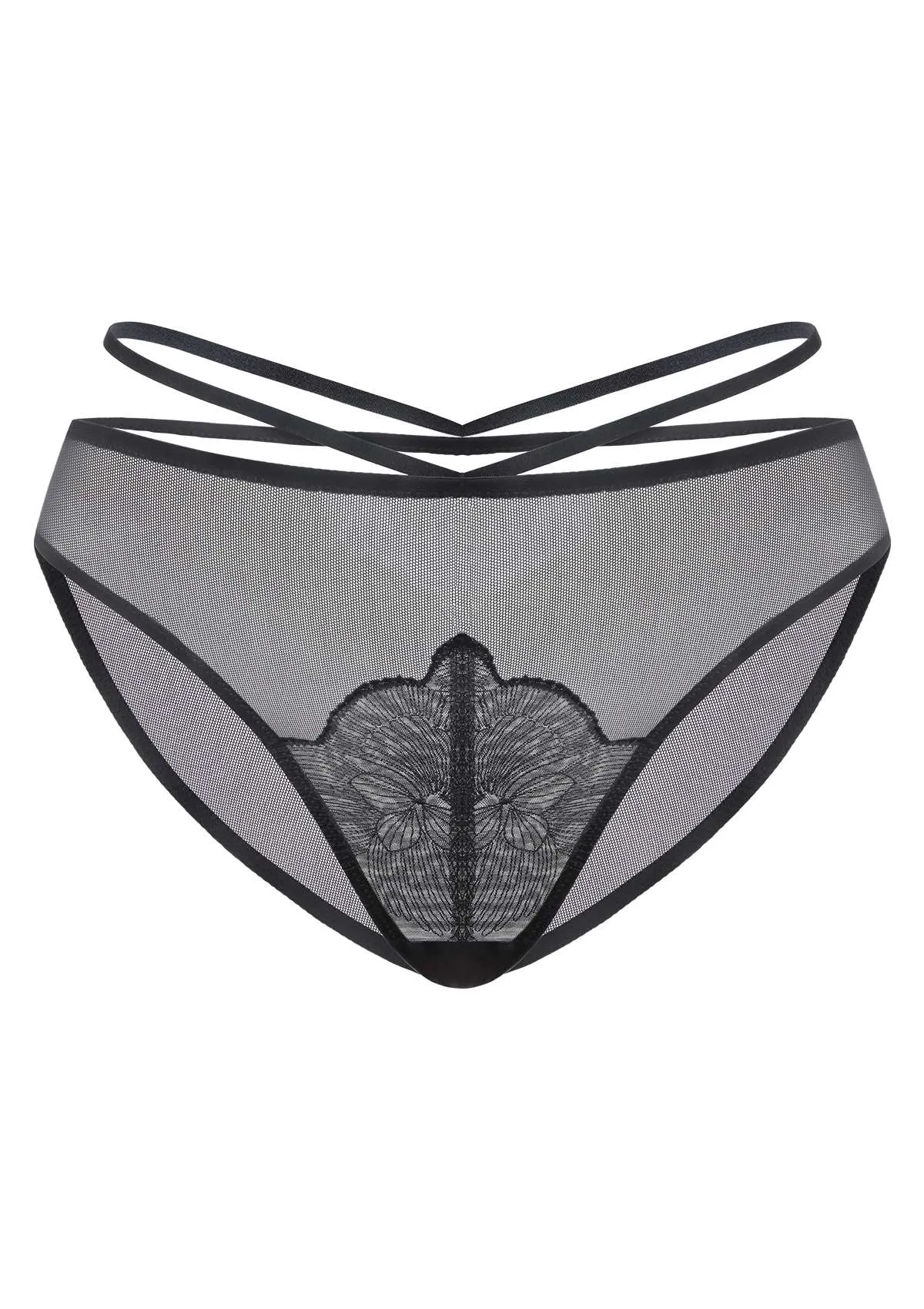 Pansy Lace Bikini Underwear