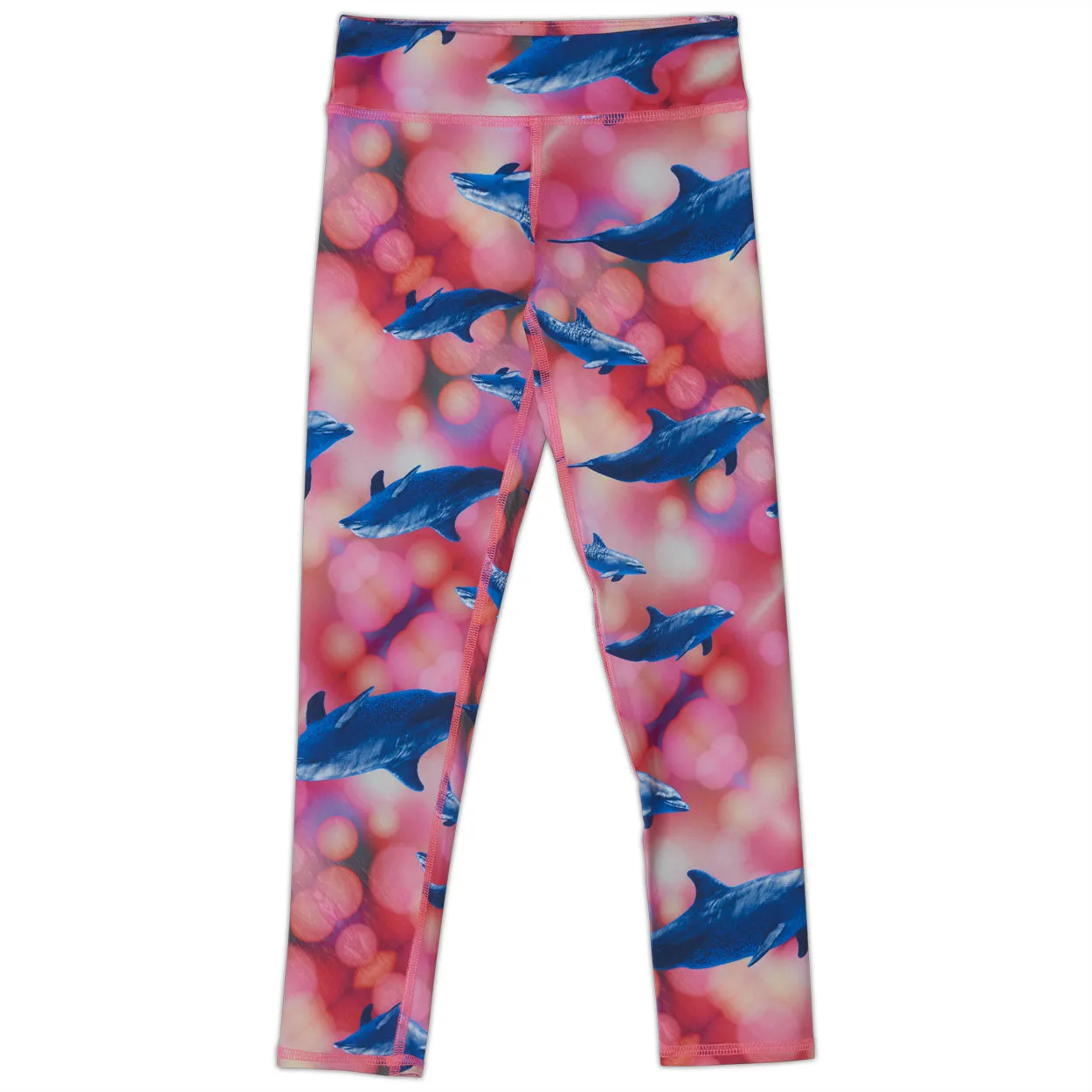 Pink Dolphin Hybrid Youth Leggings UPF 50 