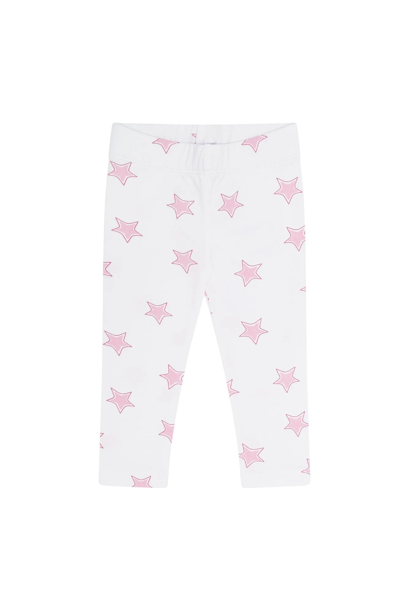 Pink Stars Tee-Leggings Set