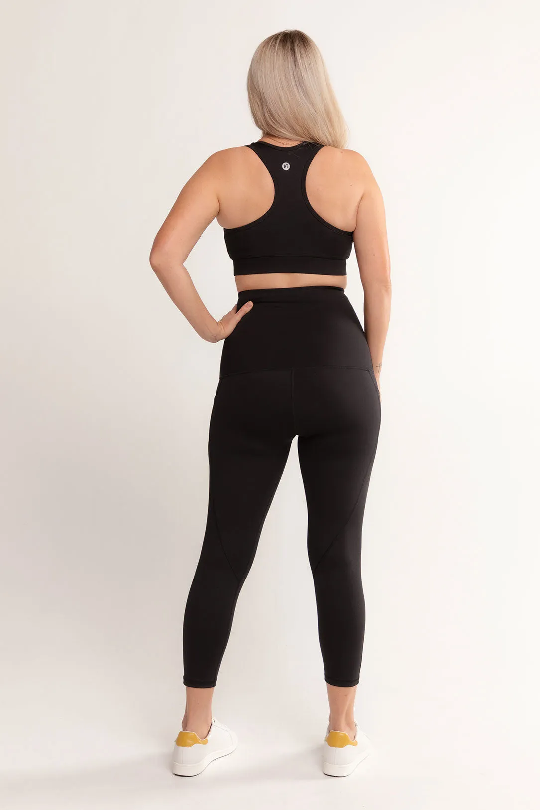 Postpartum Leggings 7/8 Length - Black