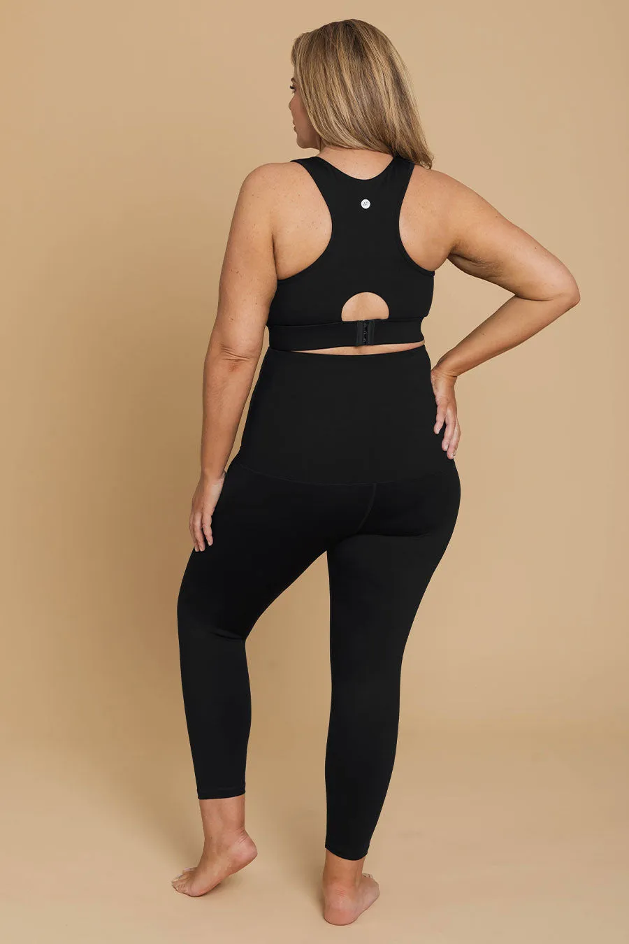 Postpartum Leggings 7/8 Length - Black