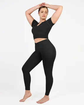 PowerConceal™ Seamless Top & Crossover Leggings Set