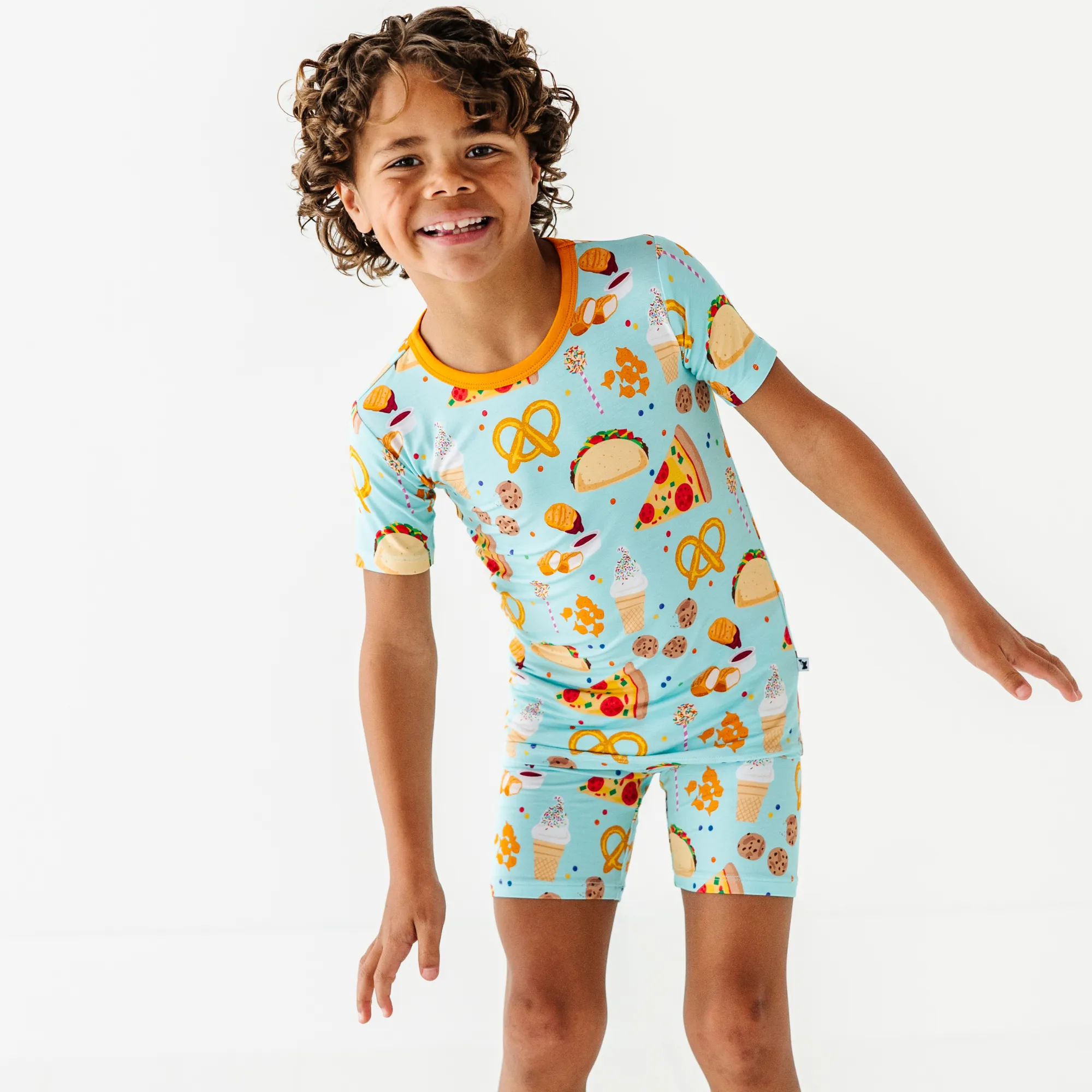 "I Can't Go To Bed Yet, I'm Hungry" Toddler/Big Kid Pajamas- Short Sleeve and Shorts