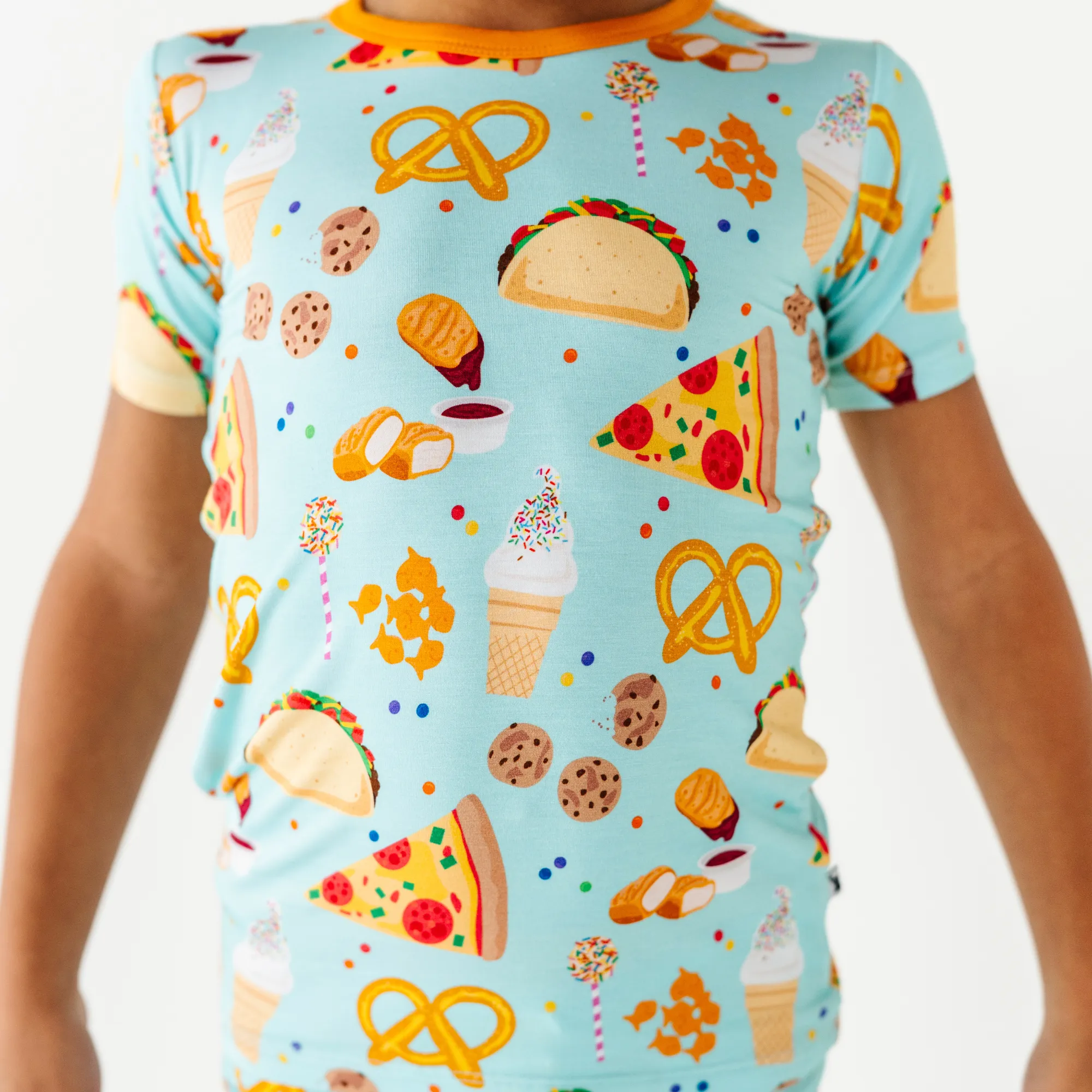 "I Can't Go To Bed Yet, I'm Hungry" Toddler/Big Kid Pajamas- Short Sleeve and Shorts