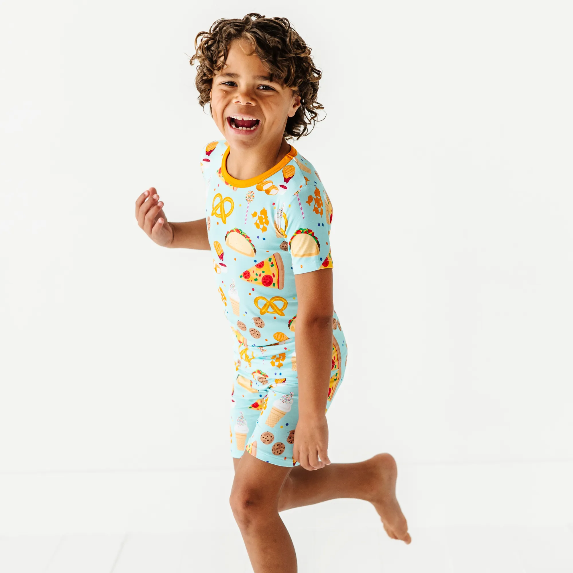 "I Can't Go To Bed Yet, I'm Hungry" Toddler/Big Kid Pajamas- Short Sleeve and Shorts