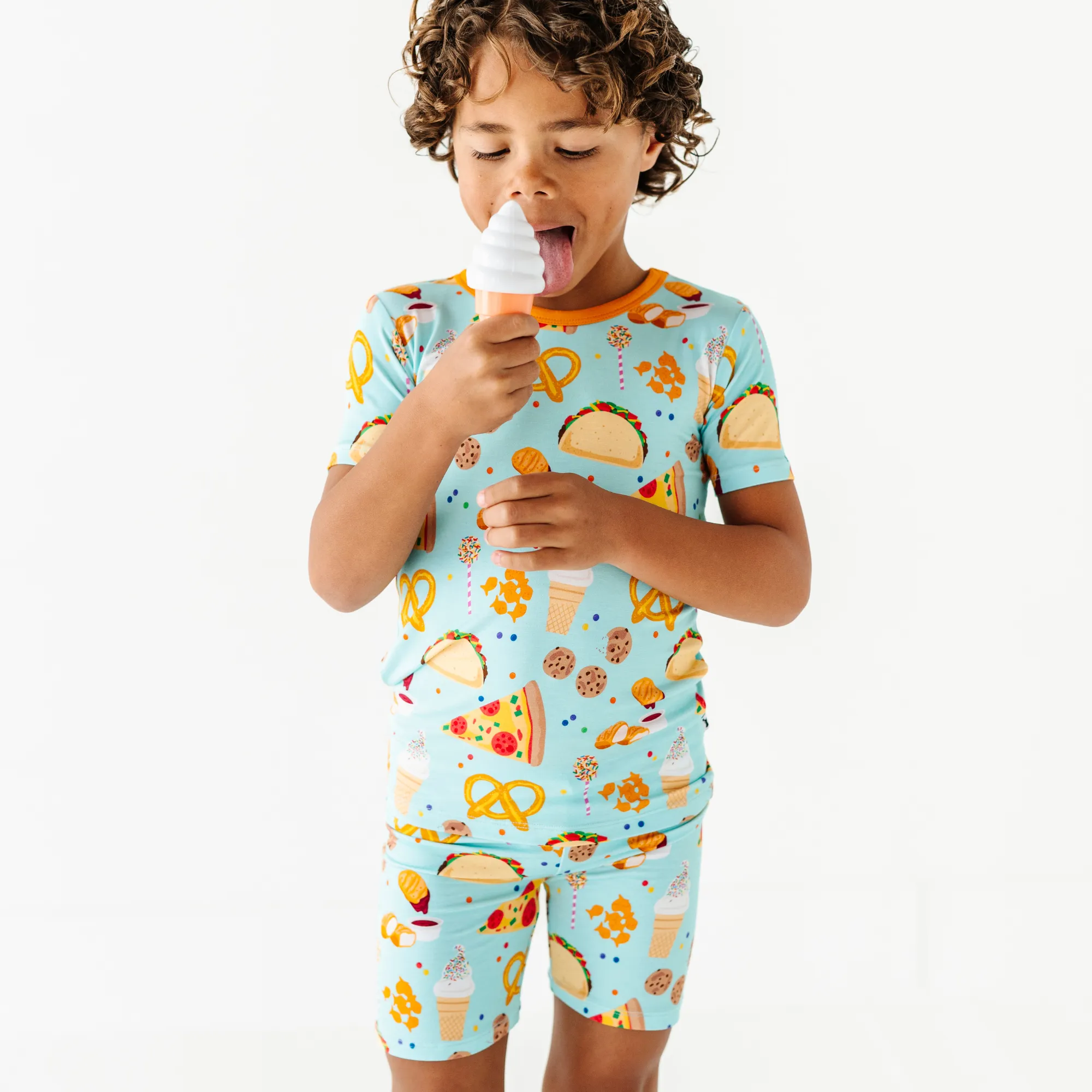 "I Can't Go To Bed Yet, I'm Hungry" Toddler/Big Kid Pajamas- Short Sleeve and Shorts