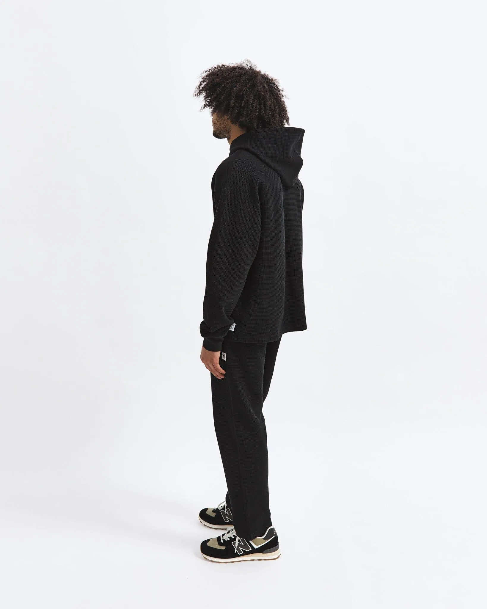 Reigning Champ - Flatback Thermal Pant - Black