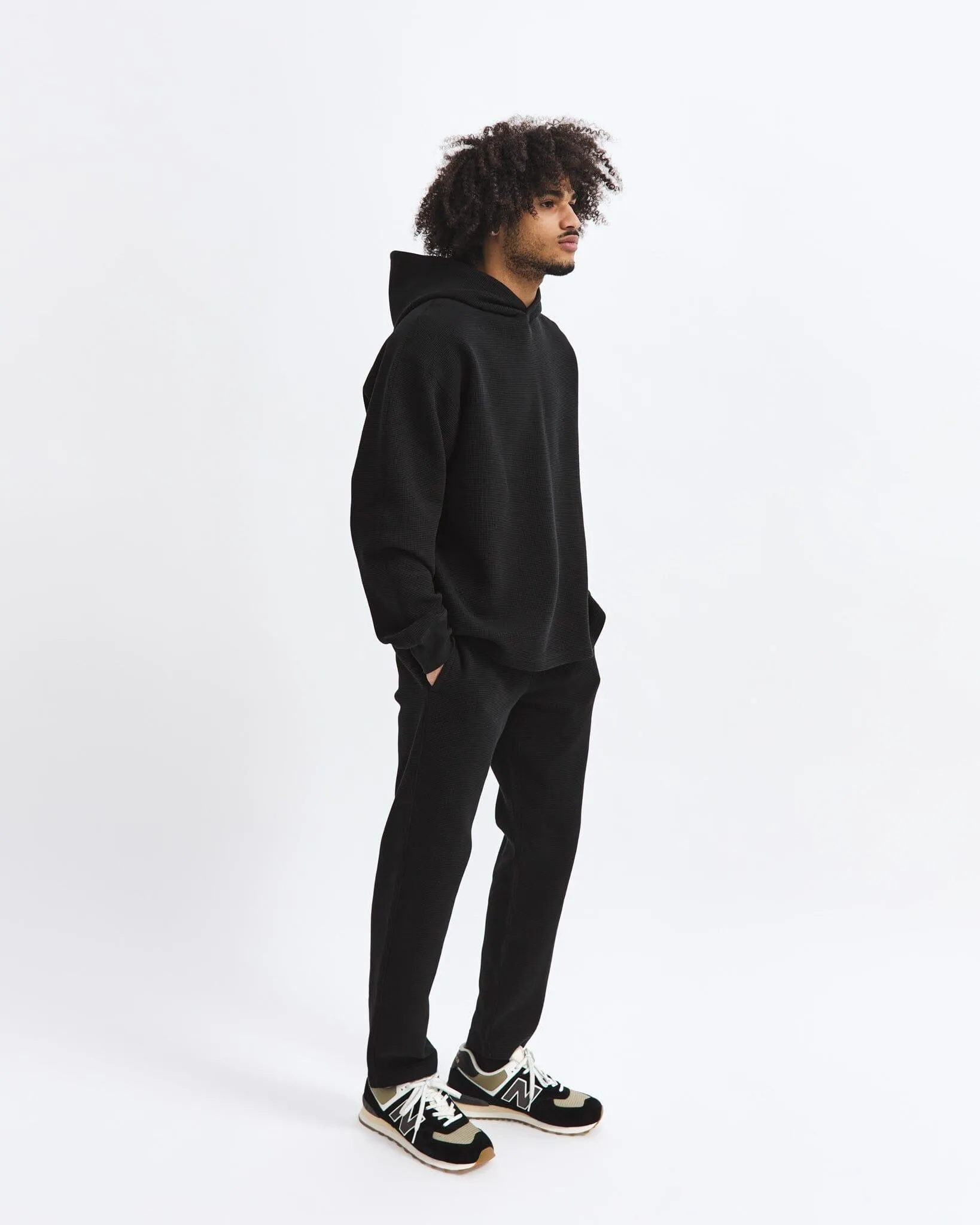 Reigning Champ - Flatback Thermal Pant - Black