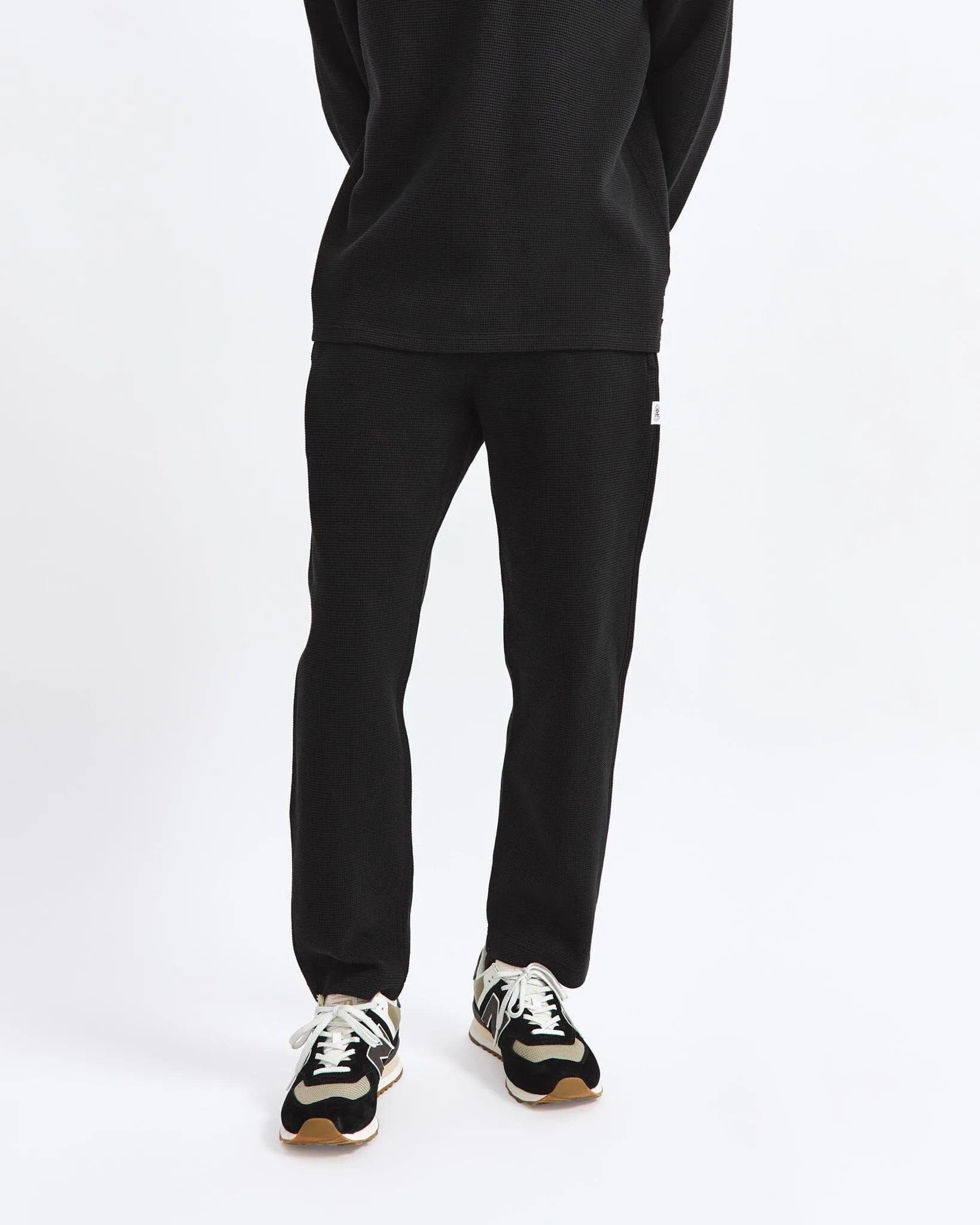 Reigning Champ - Flatback Thermal Pant - Black