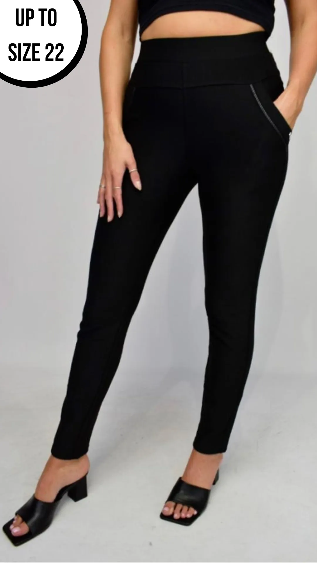 Ruth - Black Super Stretch Leggings