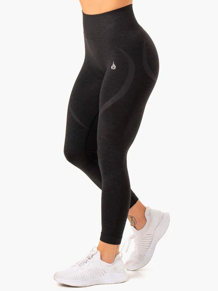 SCULPT SEAMLESS LEGGINGS BLACK MARL