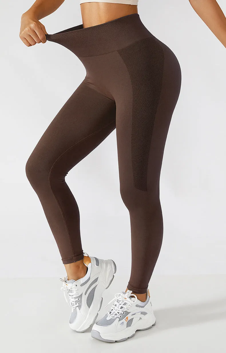 Seamless Solid Tummy Control Leggings