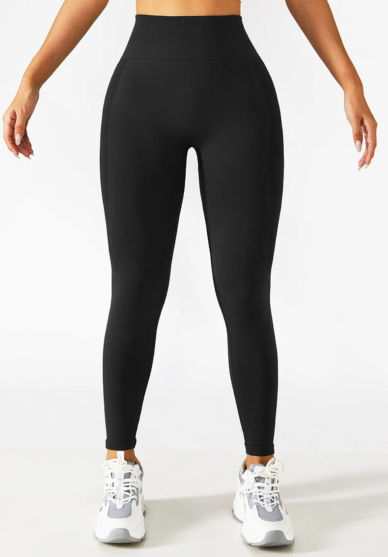 Seamless Solid Tummy Control Leggings