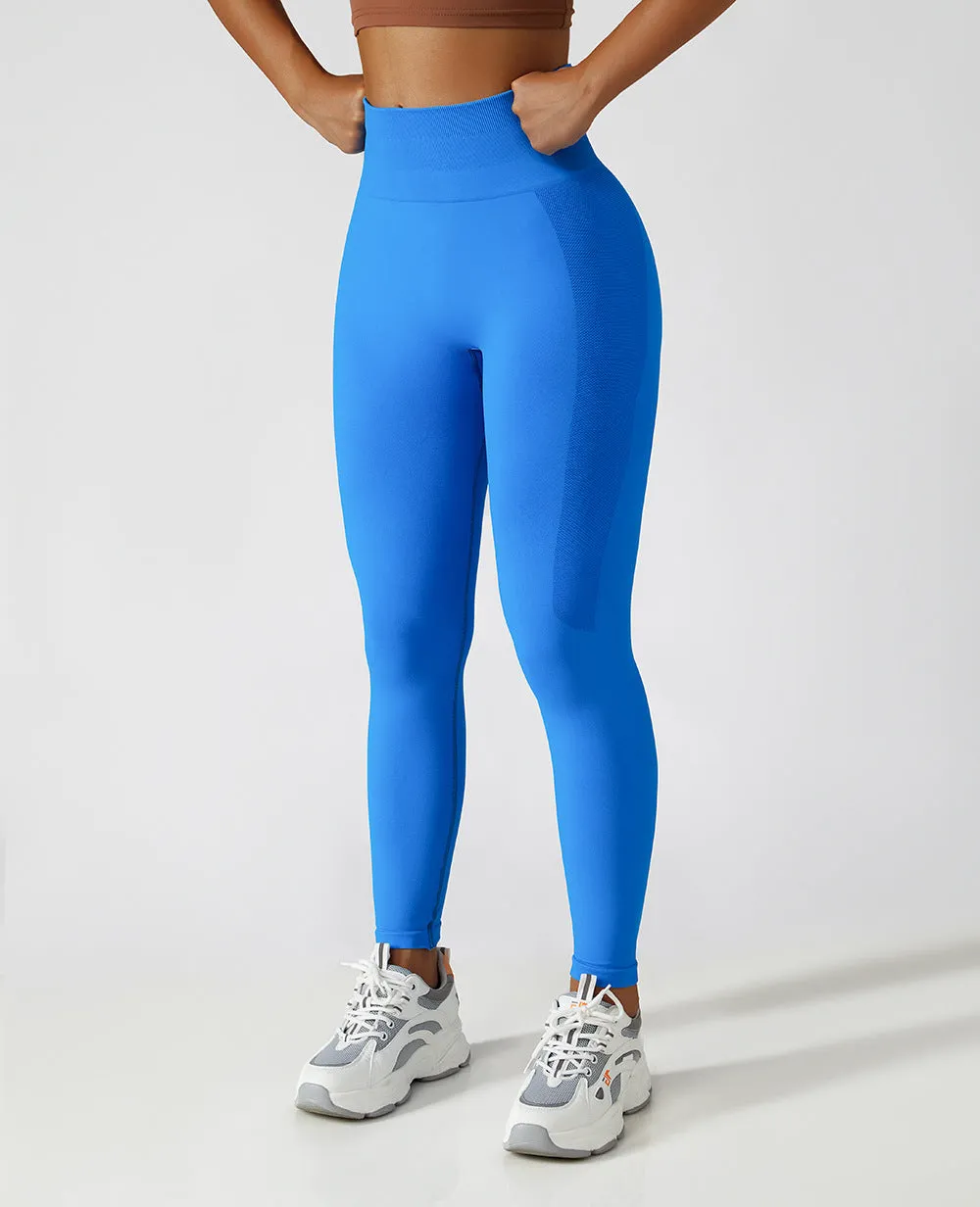 Seamless Solid Tummy Control Leggings