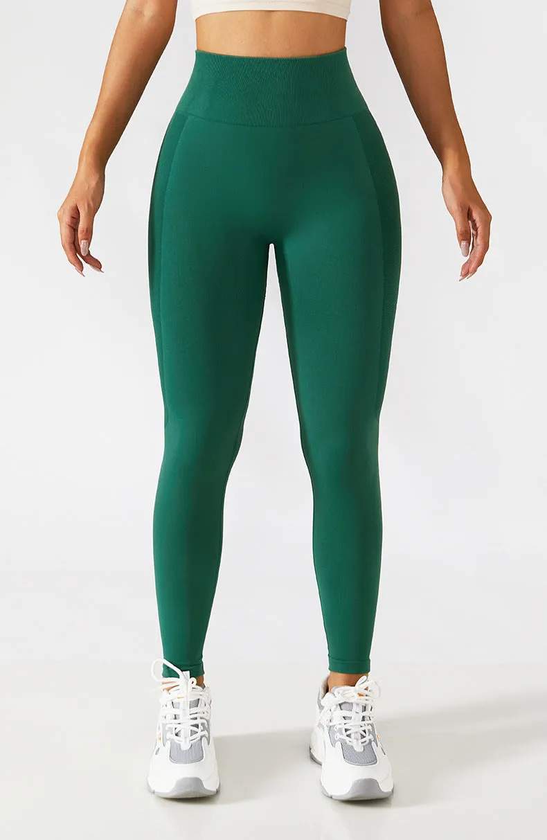 Seamless Solid Tummy Control Leggings