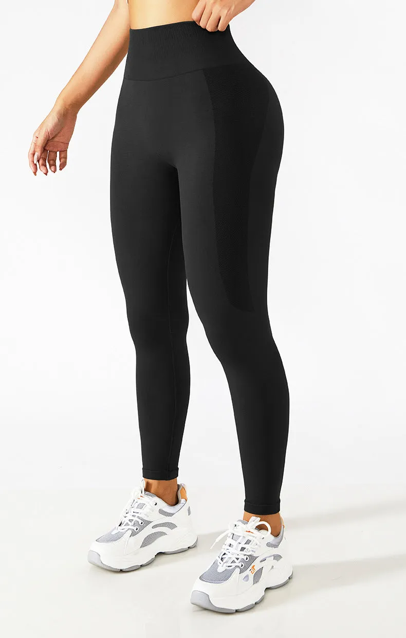 Seamless Solid Tummy Control Leggings