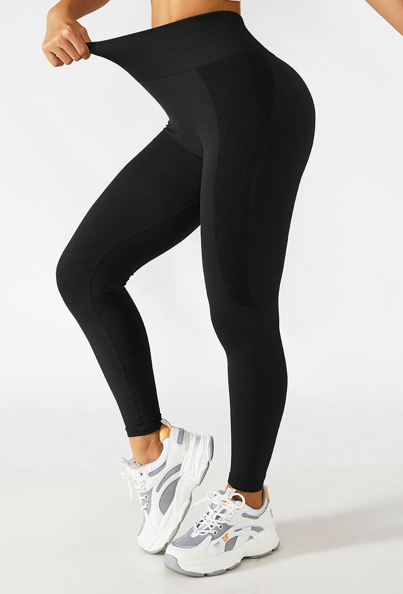 Seamless Solid Tummy Control Leggings