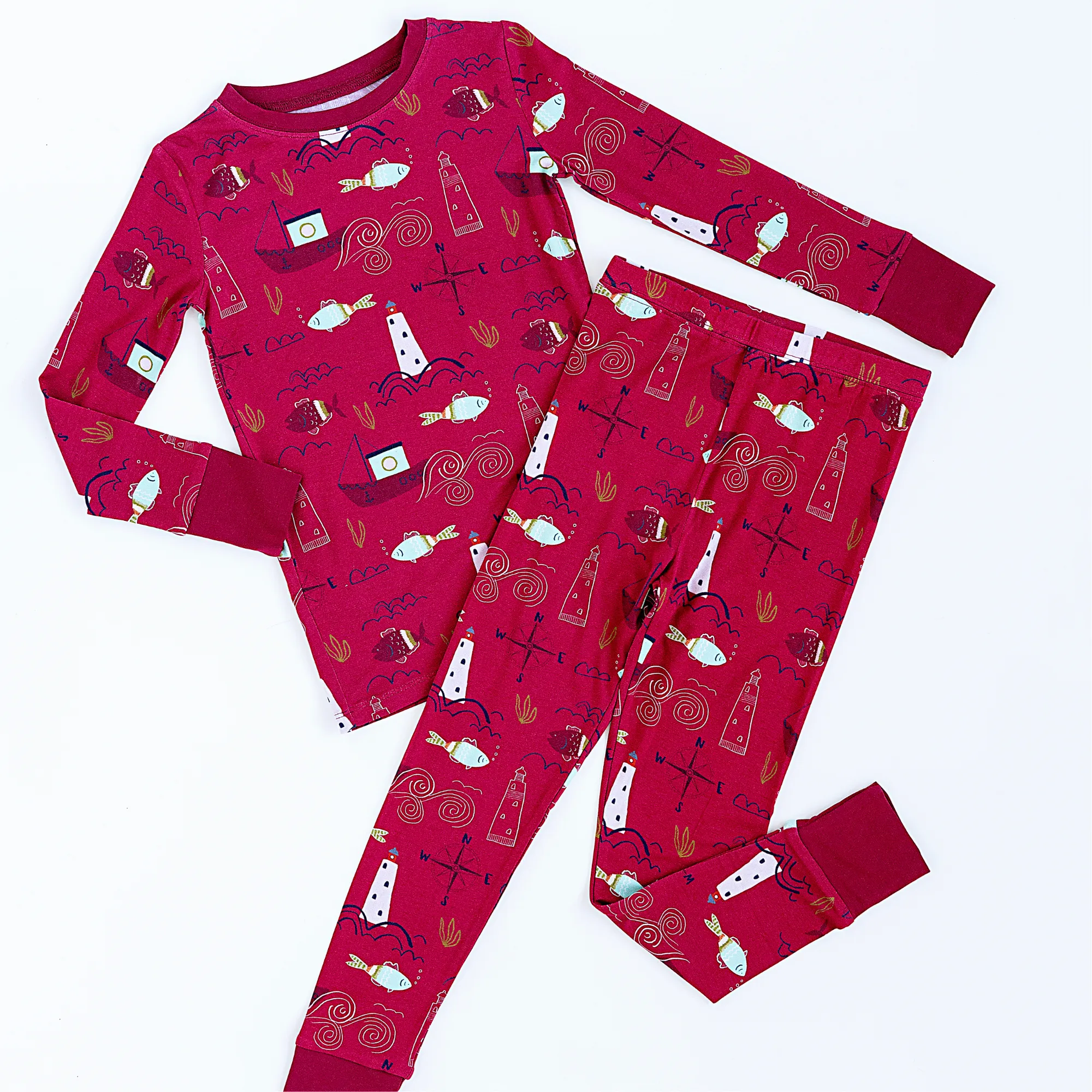 Shine Bright Like a Lighthouse Toddler/Big Kid Pajamas