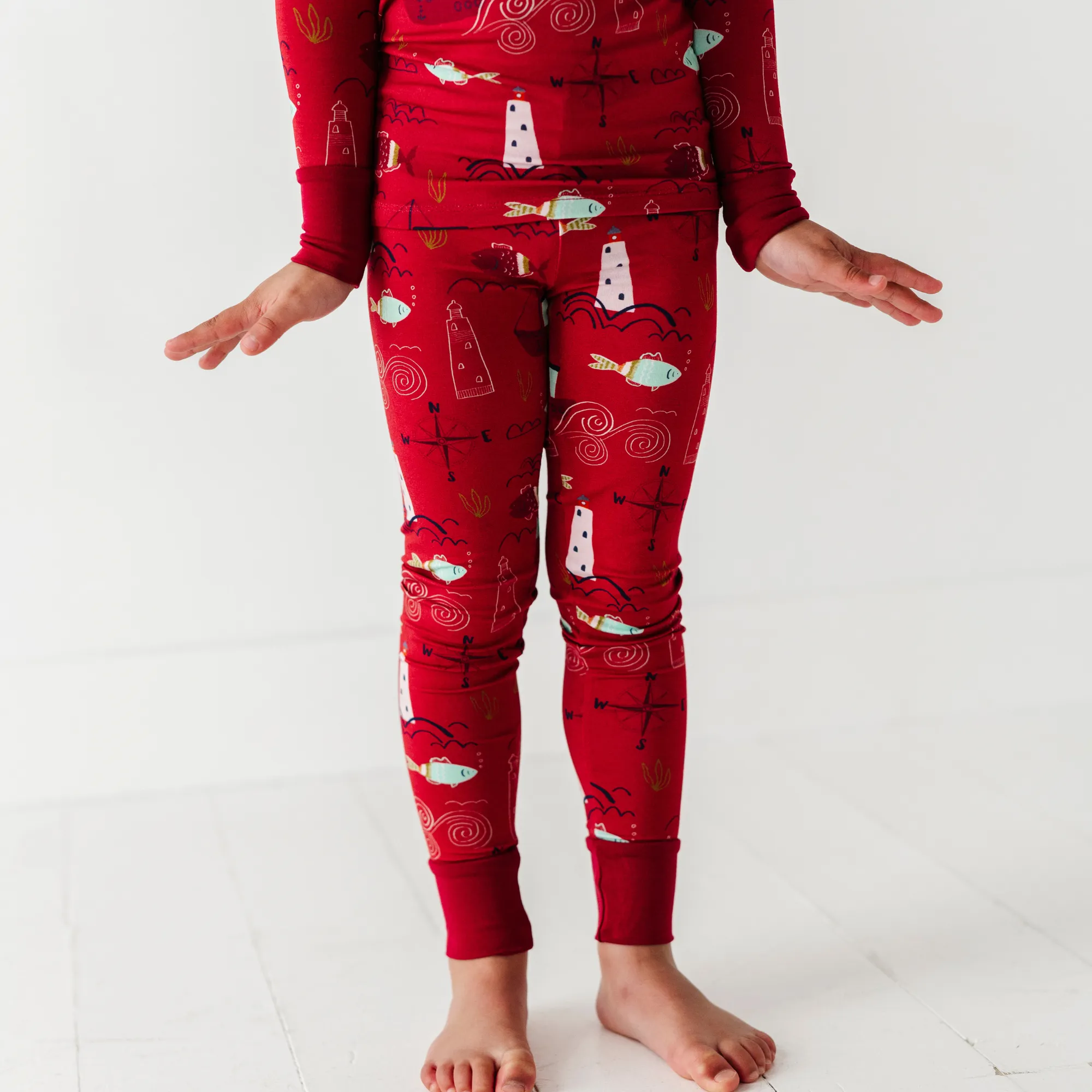 Shine Bright Like a Lighthouse Toddler/Big Kid Pajamas