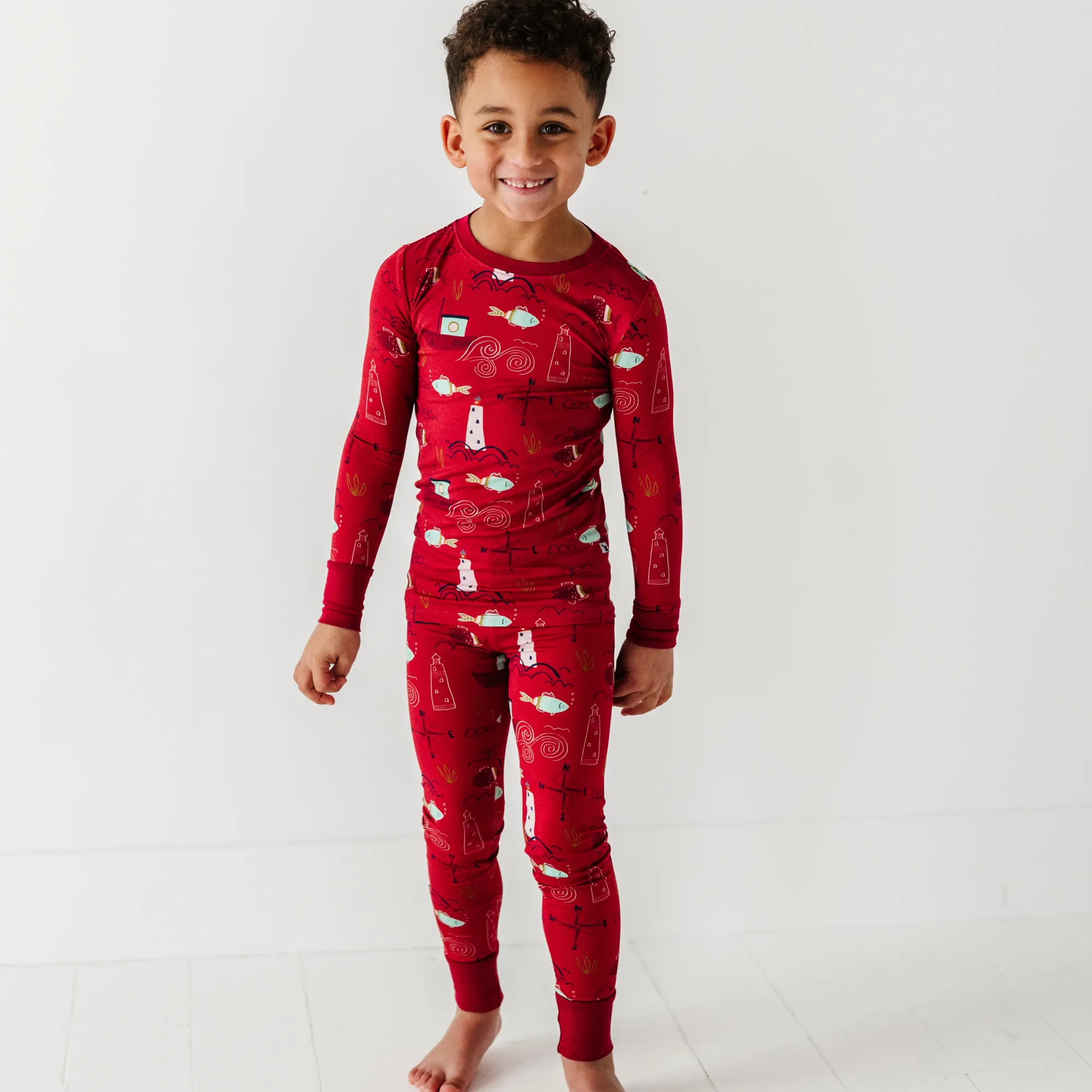 Shine Bright Like a Lighthouse Toddler/Big Kid Pajamas